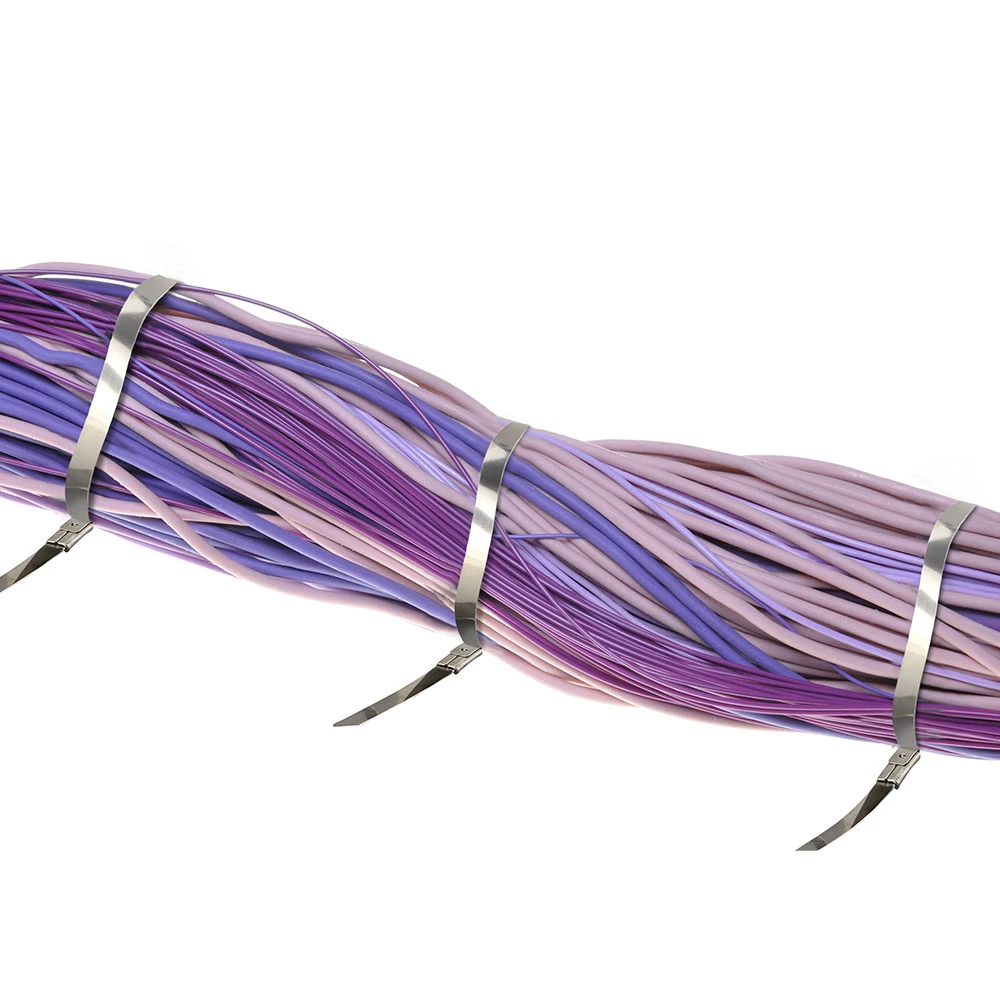 Rustfrit Kabelbinder, 100 stk pose, Kabelbindere & kabelstrips hos HomeNordic