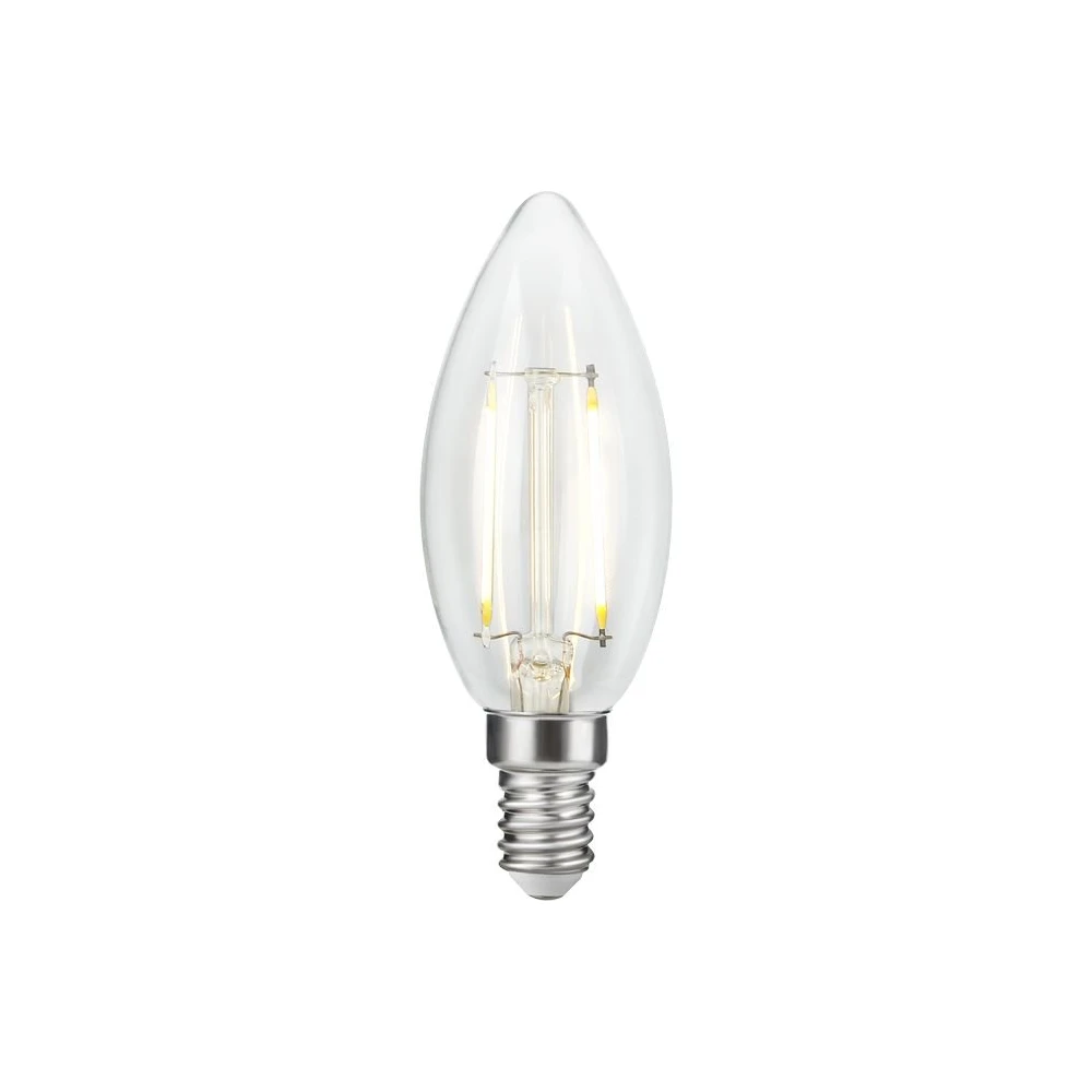 E14 2,5W dæmpbar LED kronepære, Glas hos HomeNordic