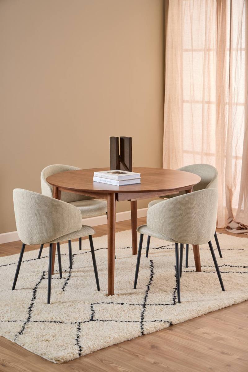 ACT NORDIC Montreux spisebord, m. butterflybordplade, produktbillede 9 af 9, Spiseborde hos HomeNordic