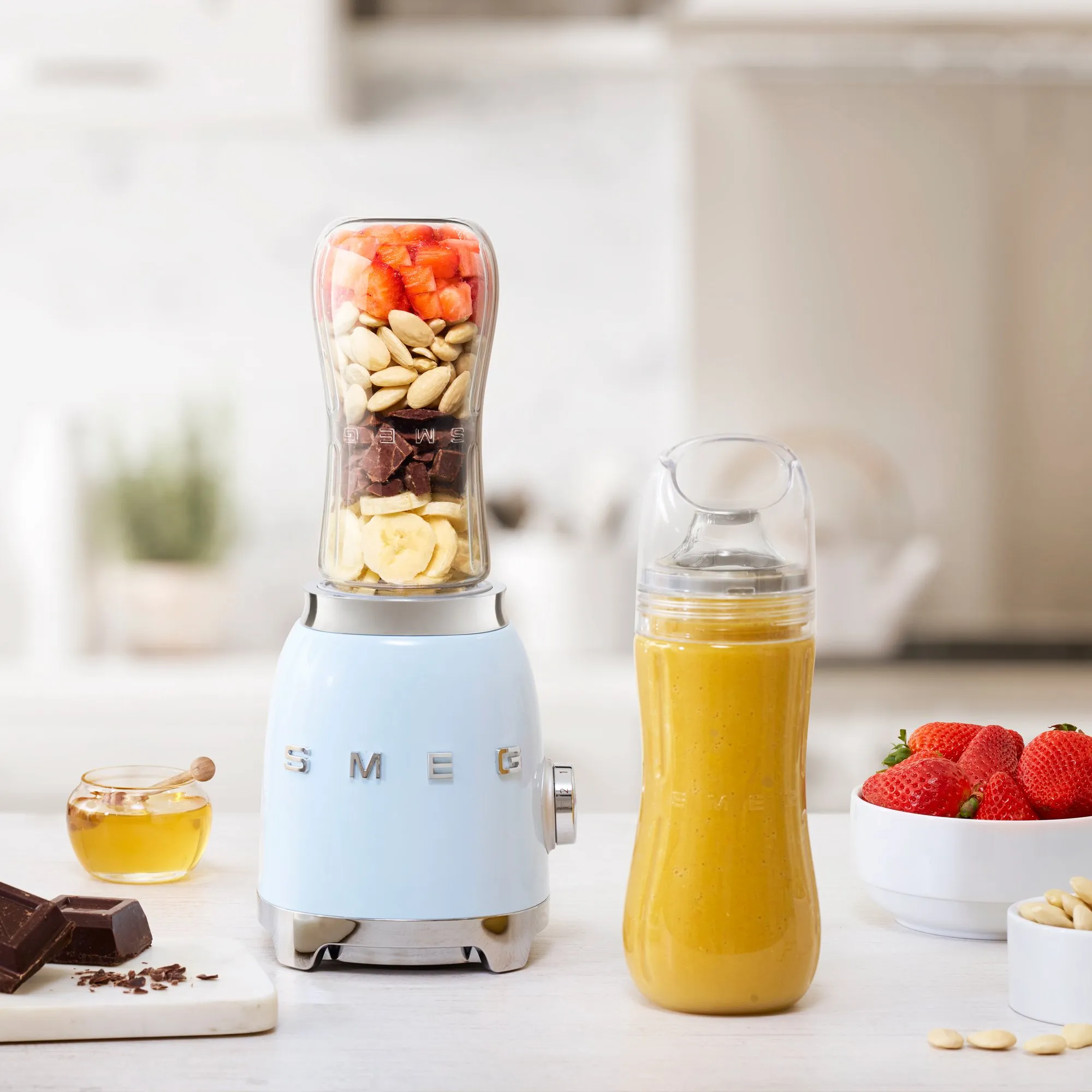 Personal Blender, pastelblå, produktbillede 3 af 3, Blendere hos HomeNordic