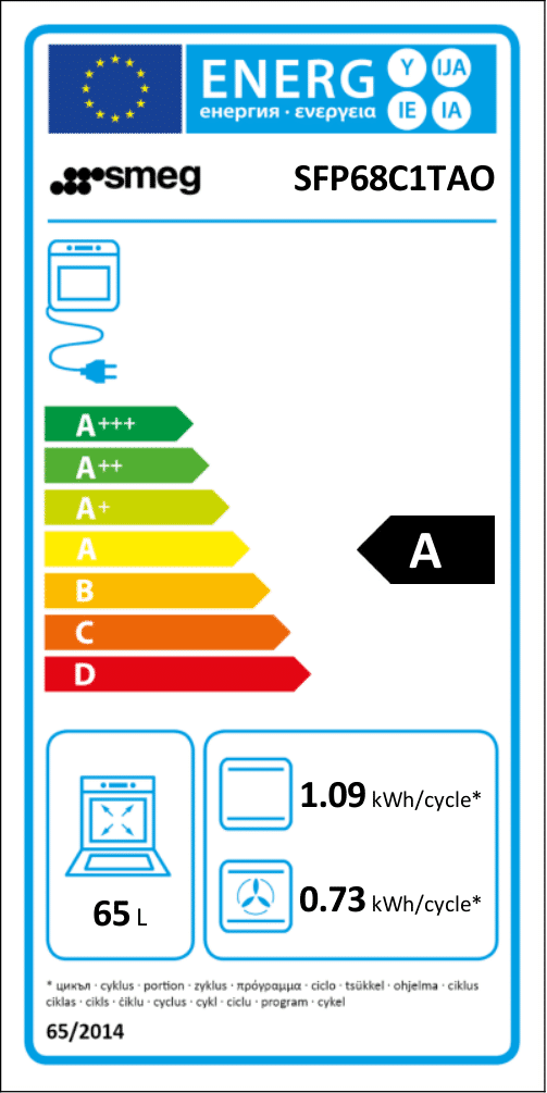 SMEG Indbygningsovn SFP68C1TAO, produktbillede 7 af 8, Ovne hos HomeNordic