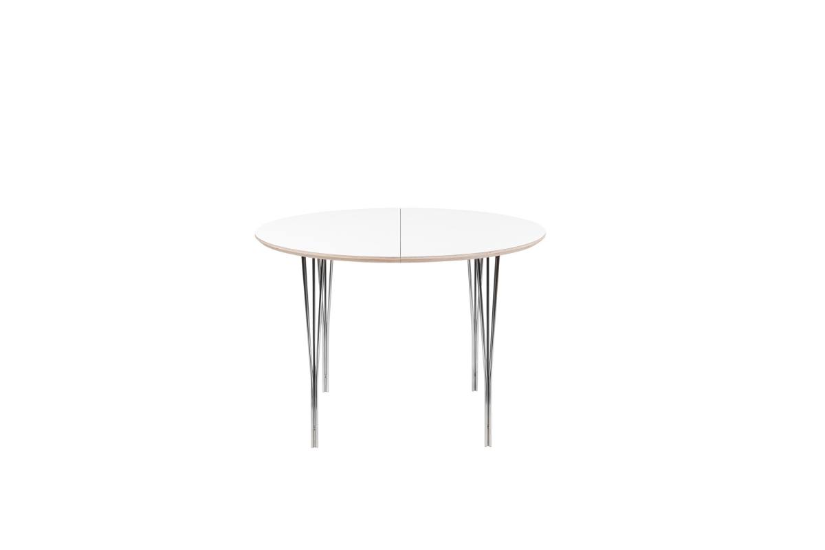 HASLEV SYMPHONY SPISEBORD 82 HVID LAMINAT METAL BEN- 105, Spiseborde hos HomeNordic