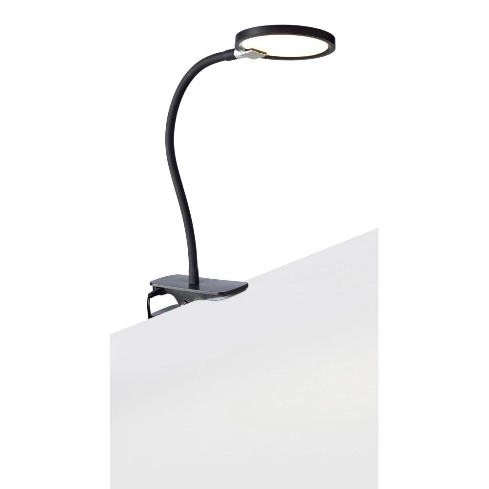 C3 LED Bordlampe Med Klemme 4,5W i Sort, Bordlamper hos HomeNordic