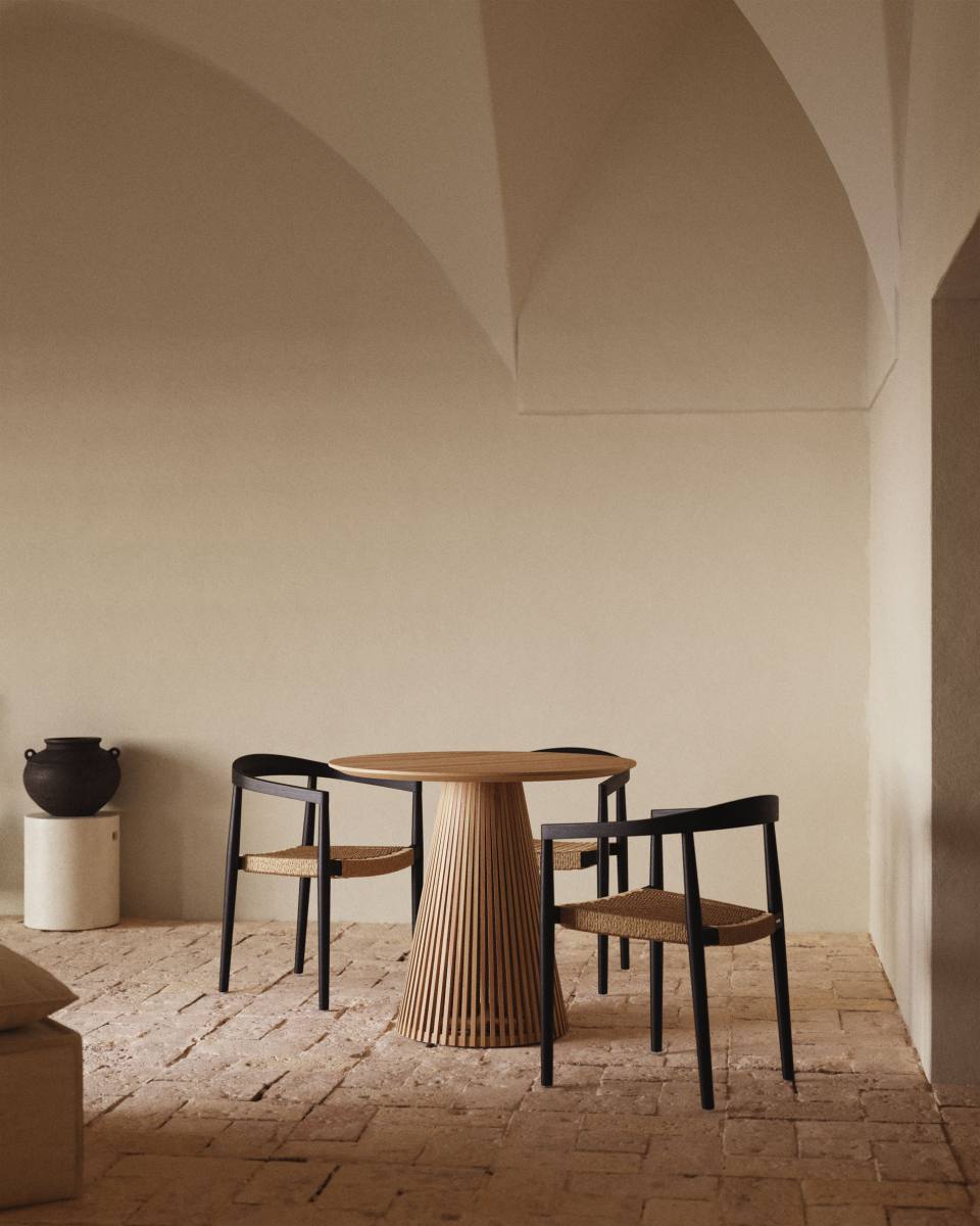 KAVE HOME Jeanette spisebord, rund, produktbillede 3 af 3, Spiseborde hos HomeNordic