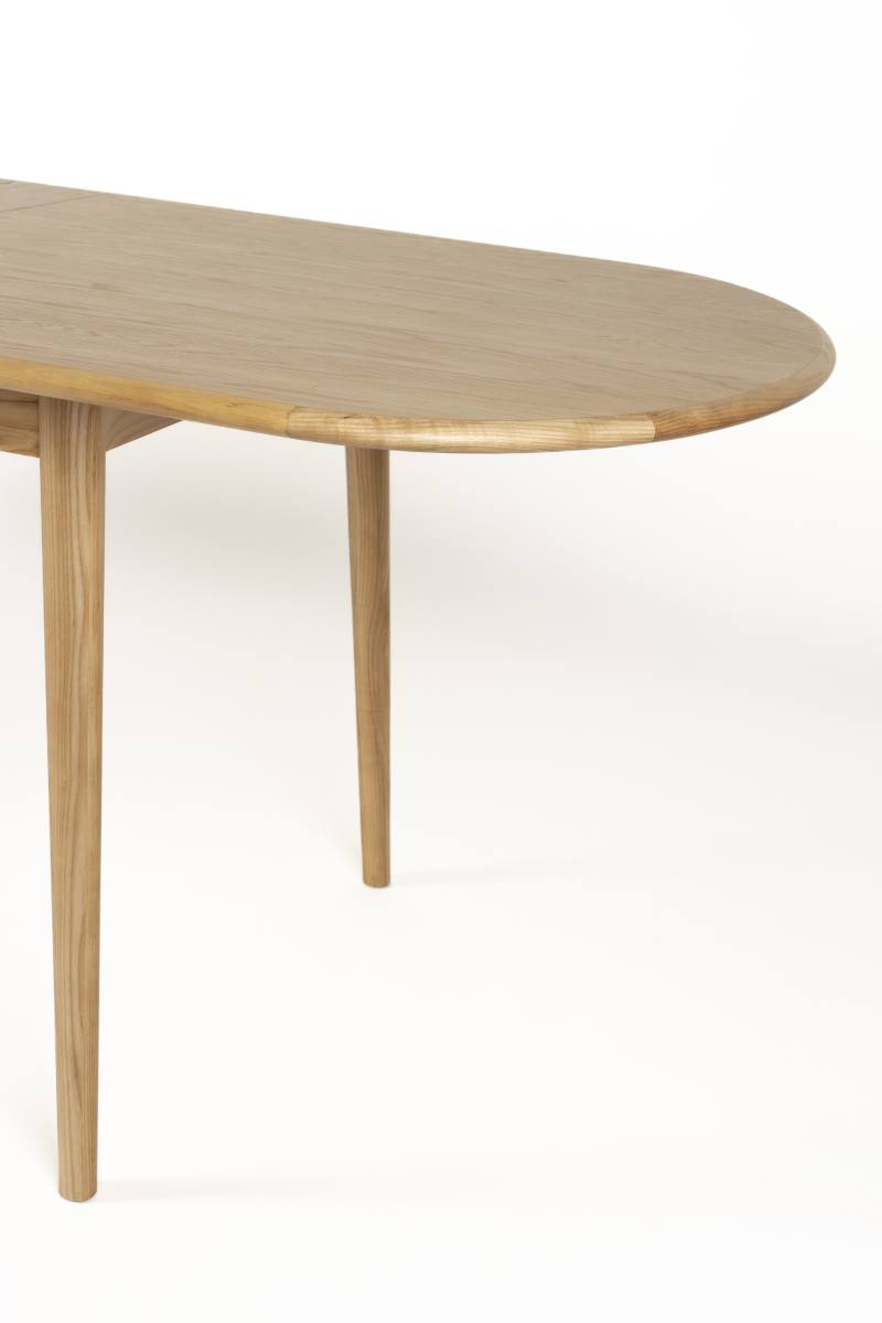 ZUIVER Twist spisebord, m. udtræk, oval, produktbillede 7 af 13, Spiseborde hos HomeNordic