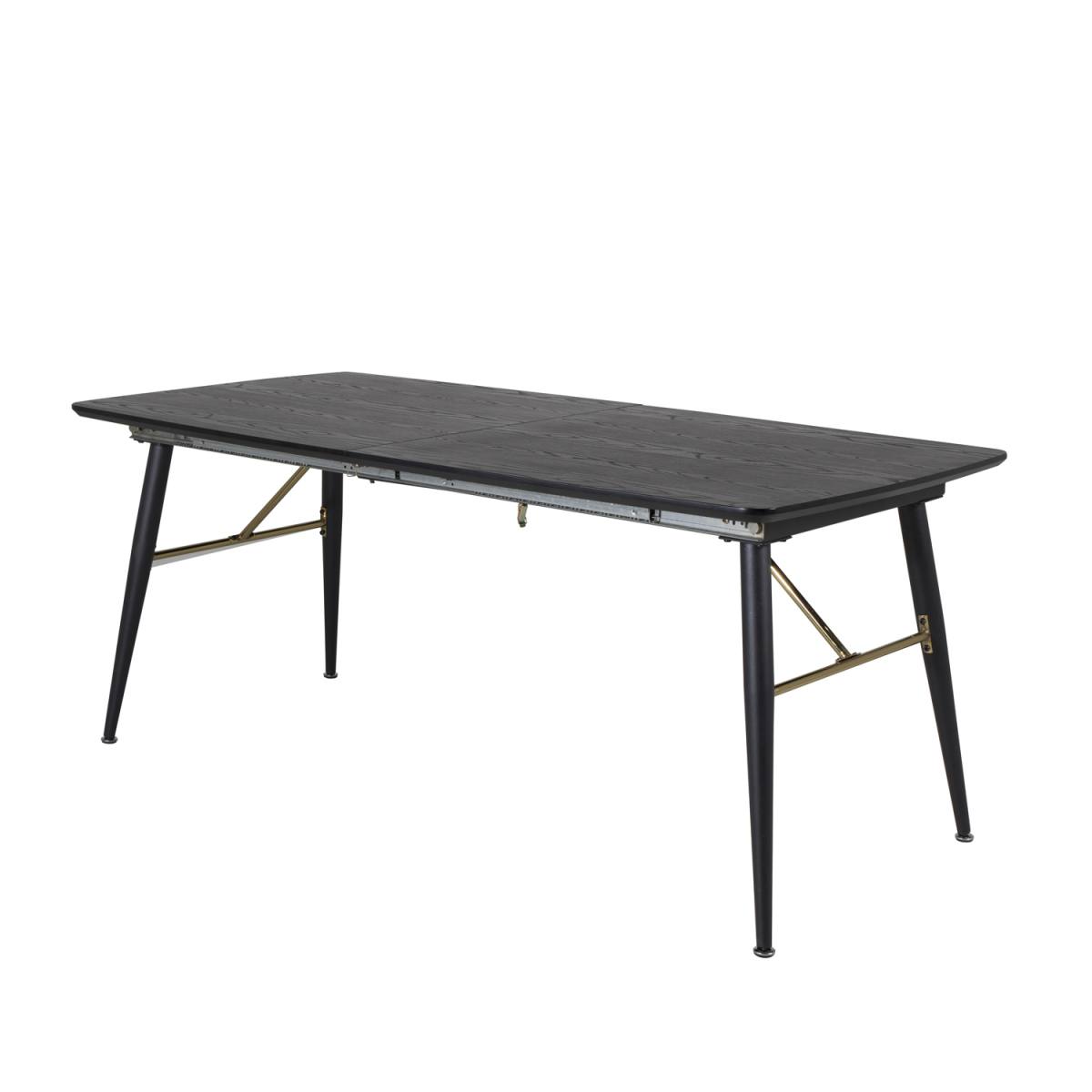 VENTURE DESIGN Gold spisebord, m. udtræk, produktbillede 3 af 10, Spiseborde hos HomeNordic