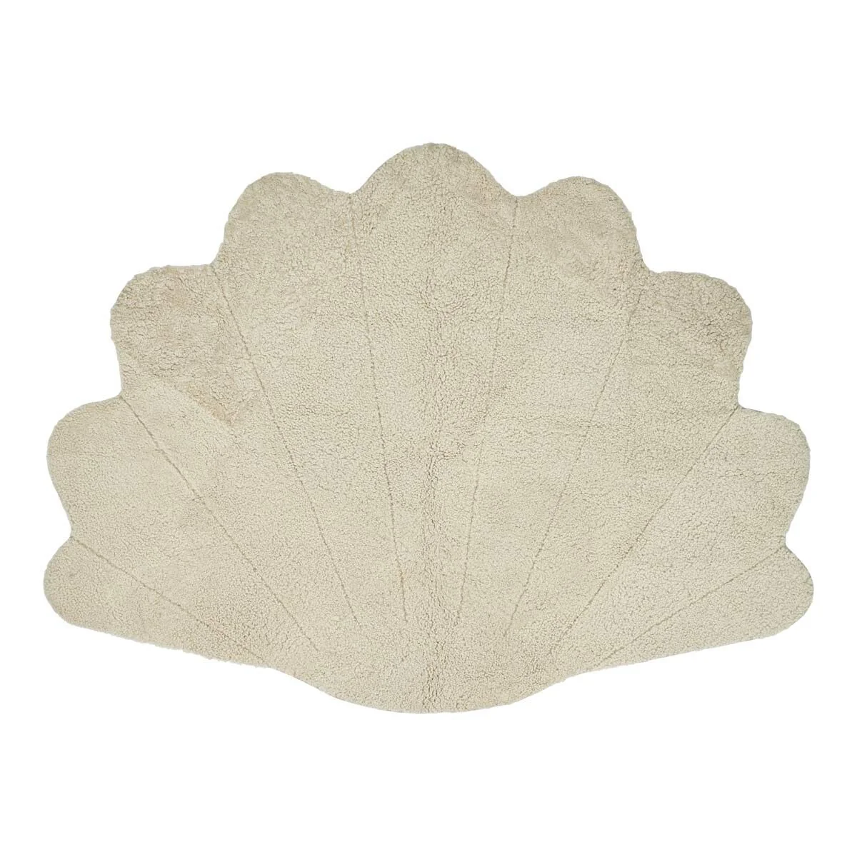 NATURES COLLECTION SHELL DESIGNERTÆPPE KORTHÅRET NEW ZEALAND BEIGE, Tæpper hos HomeNordic