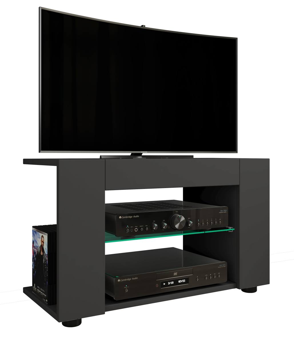 VCM NORDIC Plexalo L TV-bord, m. 1 glashylde, produktbillede 3 af 5, TV-borde hos HomeNordic