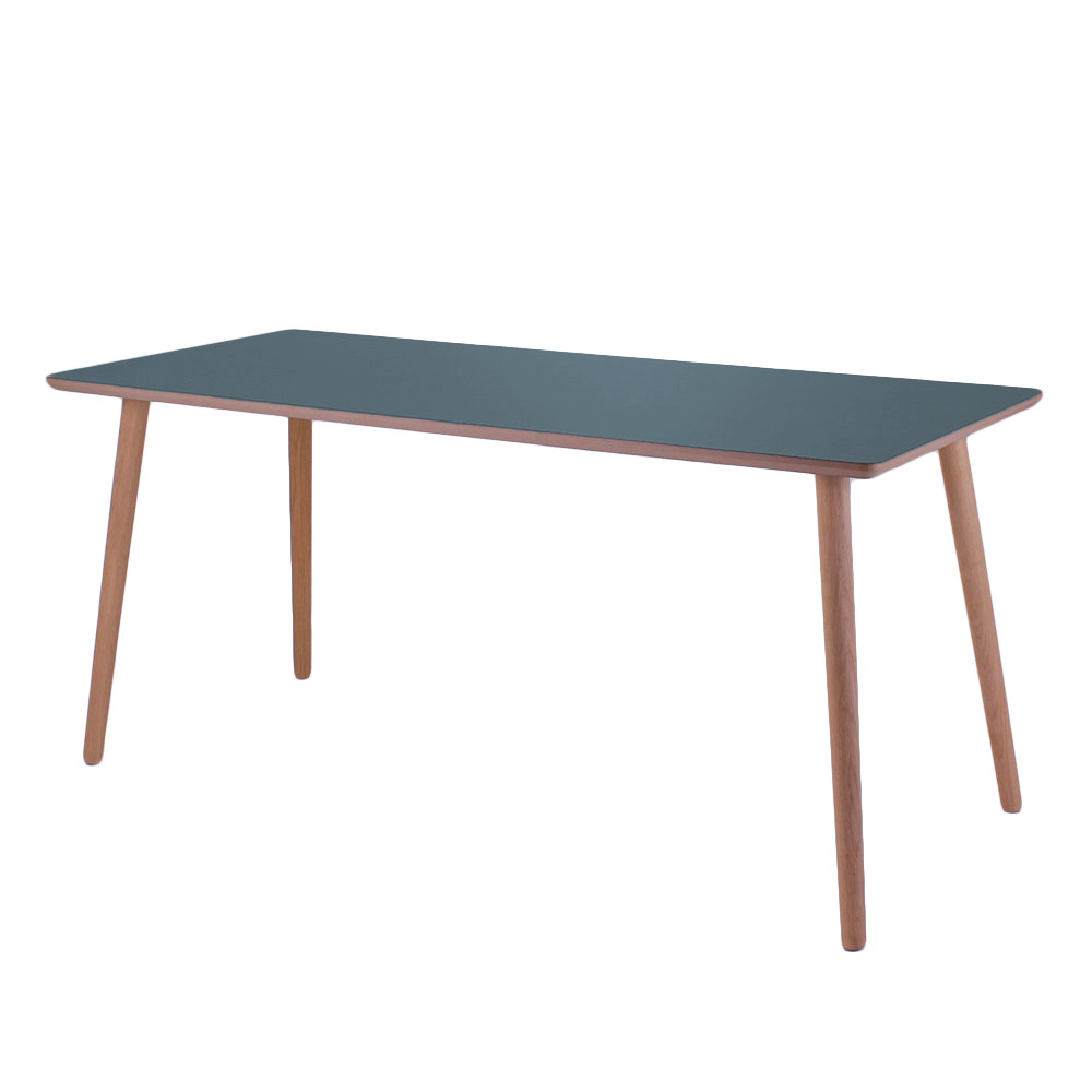 Specialvare: Linoleum skrivebord, Smokey blue, Skriveborde hos HomeNordic