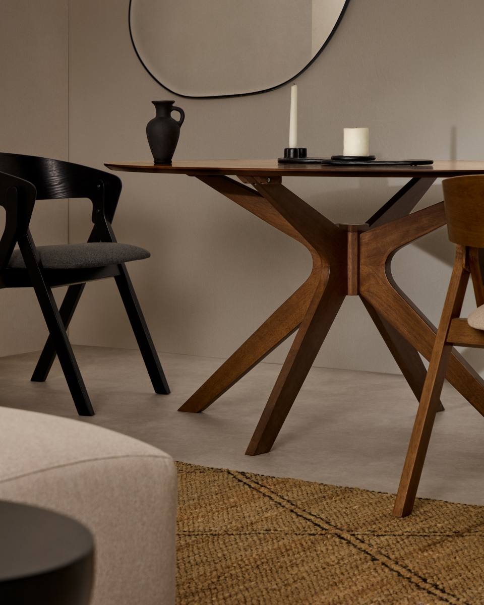 KAVE HOME Naanim spisebord, oval, produktbillede 8 af 8, Spiseborde hos HomeNordic