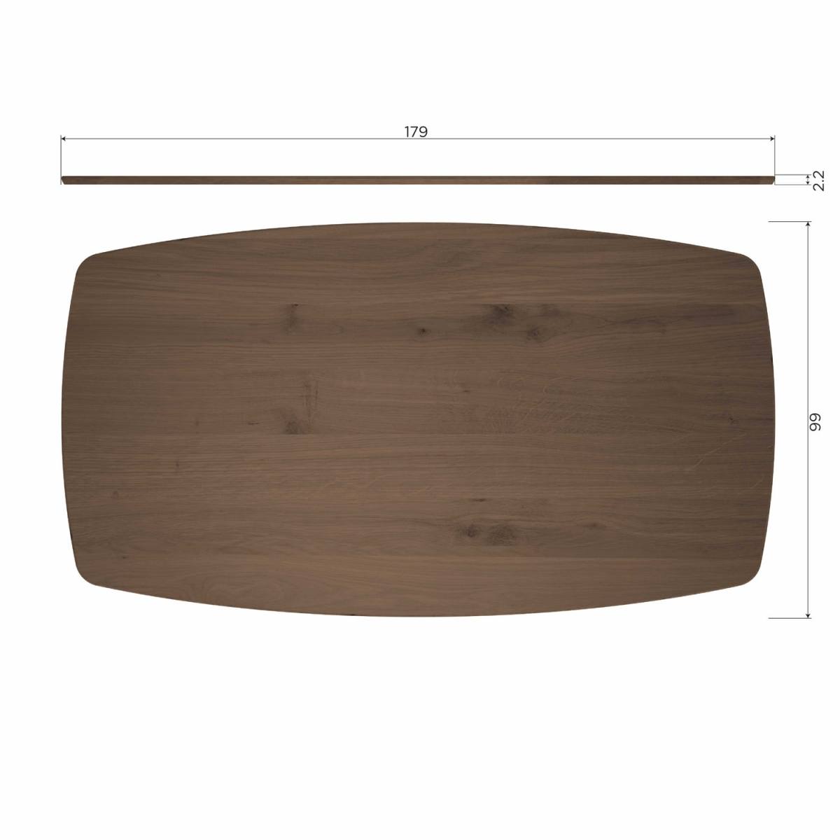 WOOOD Tablo spisebord, oval, Spiseborde hos HomeNordic