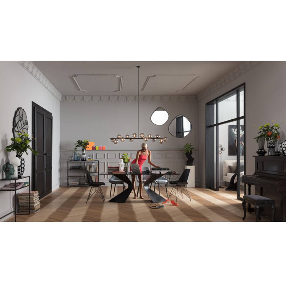 KARE DESIGN Gloria Black spisebord, rektangulær, produktbillede 10 af 12, Spiseborde hos HomeNordic