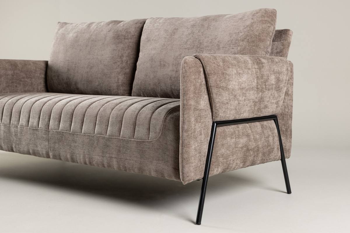 Oban - 2 personers sofa i beige stof – billede 4