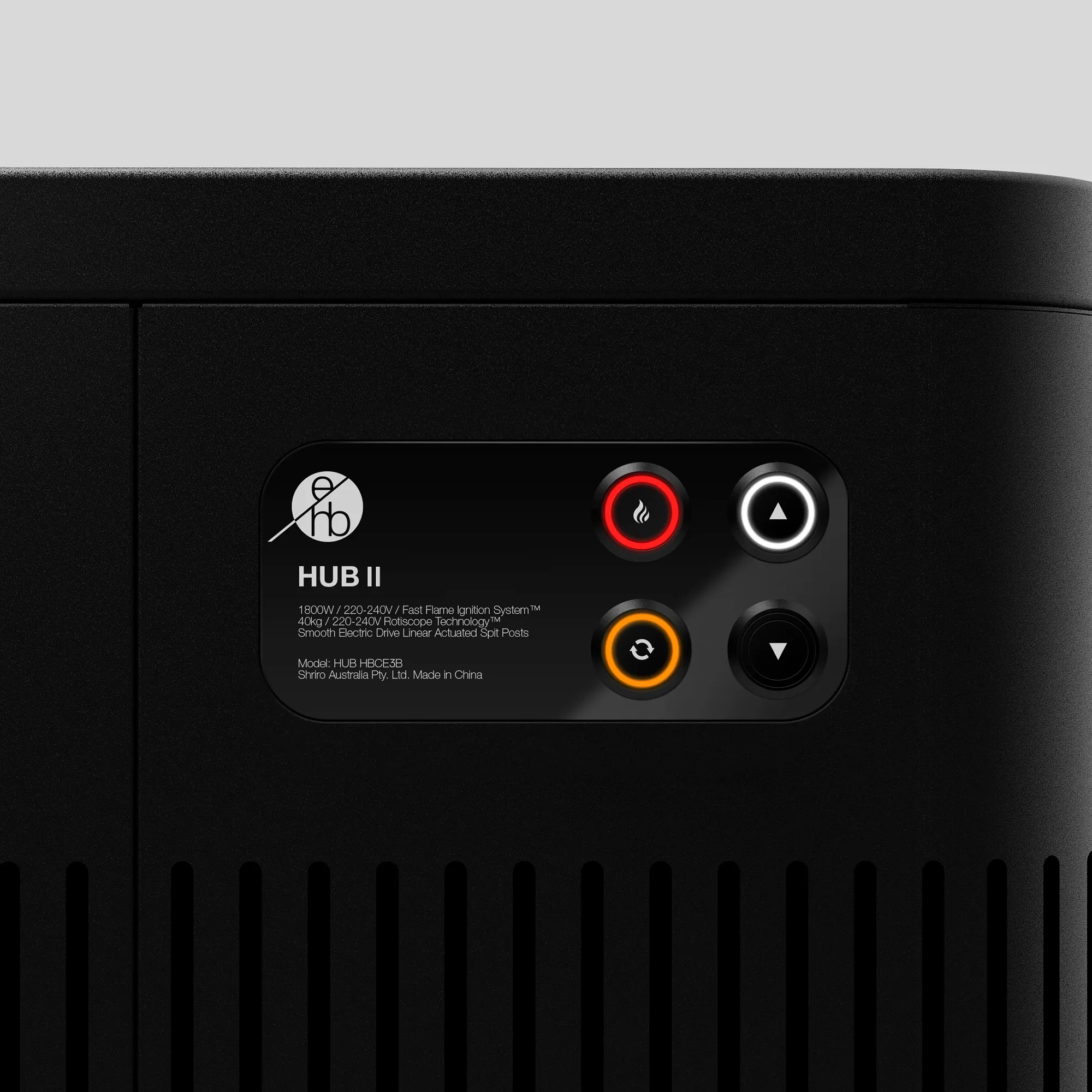 HUB II EU kulgrill, sort, produktbillede 8 af 9 hos HomeNordic