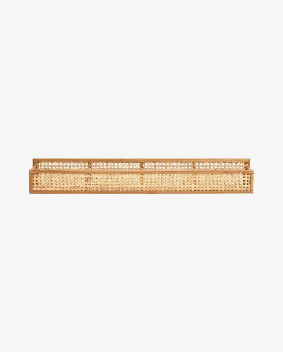 Nordal - SHELFI rattan hylde, L, produktbillede 2 af 2, Hylder hos HomeNordic