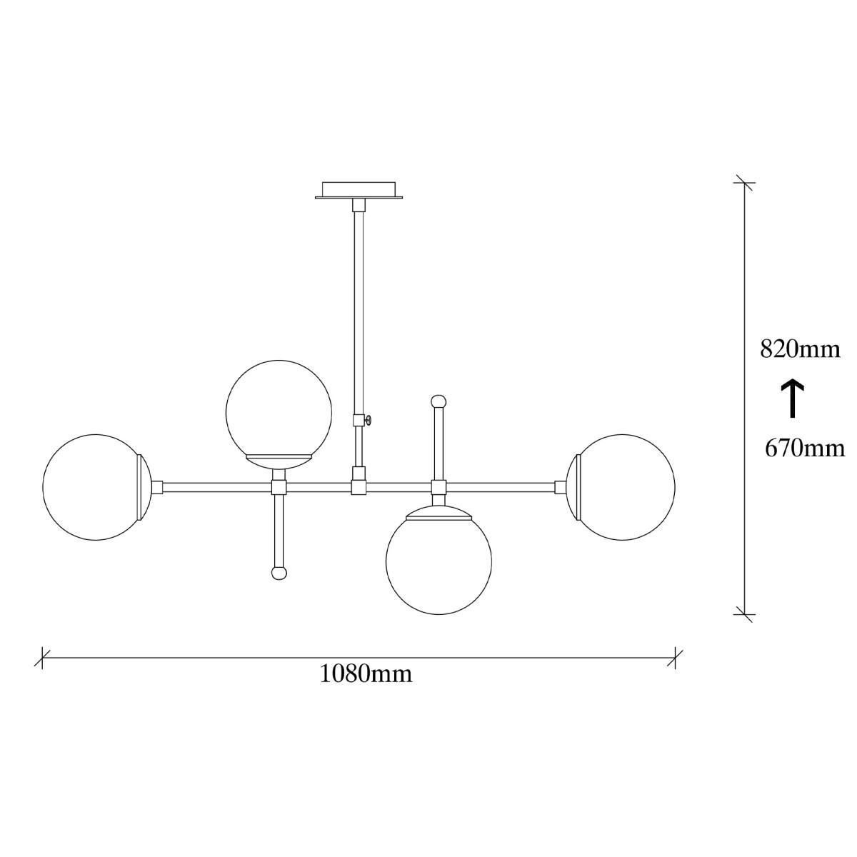 LUMI Lysifera loftlampe, produktbillede 2 af 7, Loftlamper hos HomeNordic