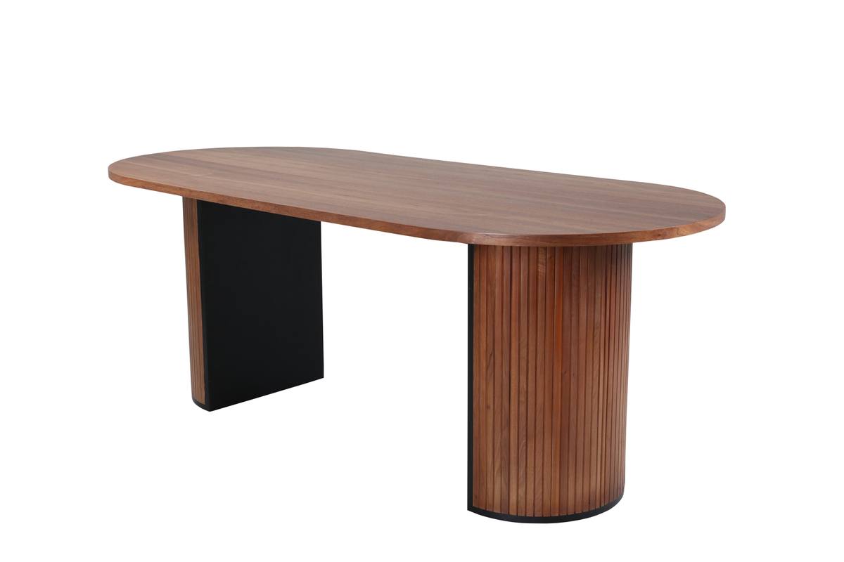 VENTURE DESIGN Bianca spisebord, oval, produktbillede 2 af 11, Spiseborde hos HomeNordic