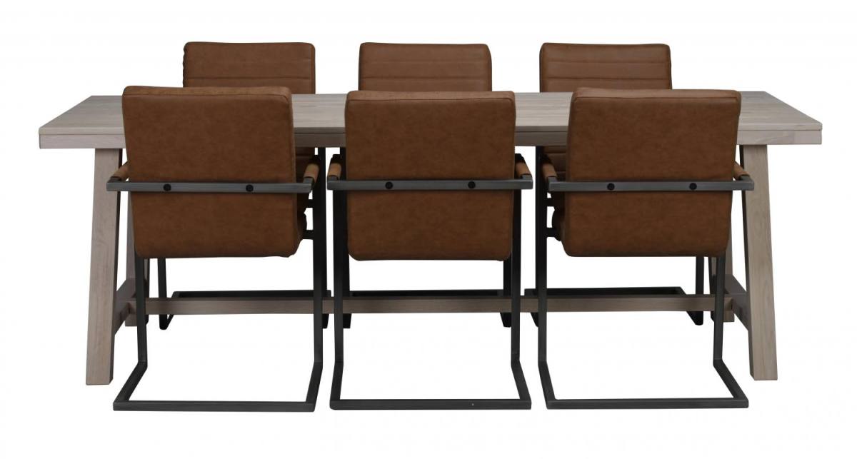 ROWICO Brooklyn spisebord, produktbillede 4 af 11, Spiseborde hos HomeNordic