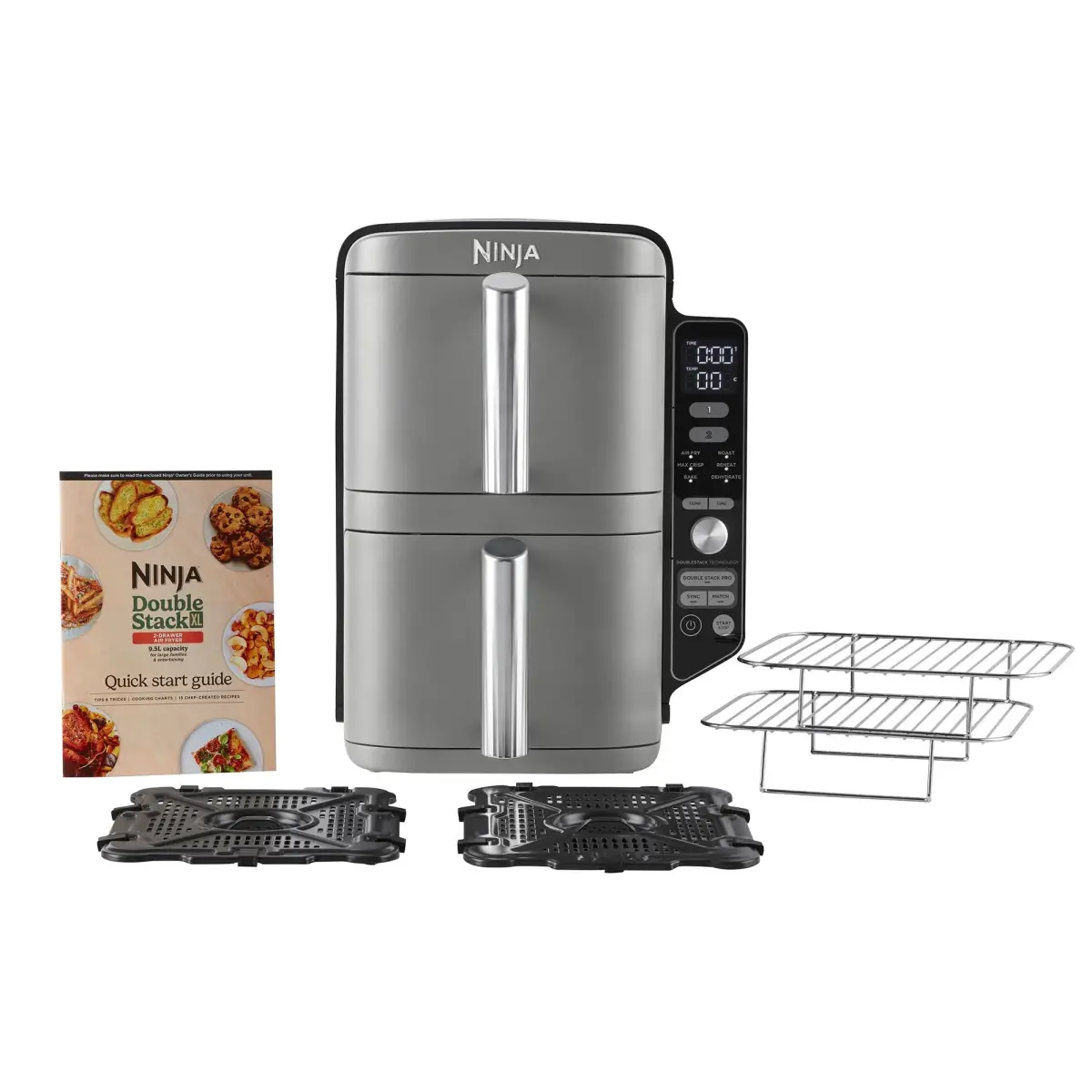 Double Stack XL Airfryer, 9,5 liter, produktbillede 4 af 11, Airfryers hos HomeNordic
