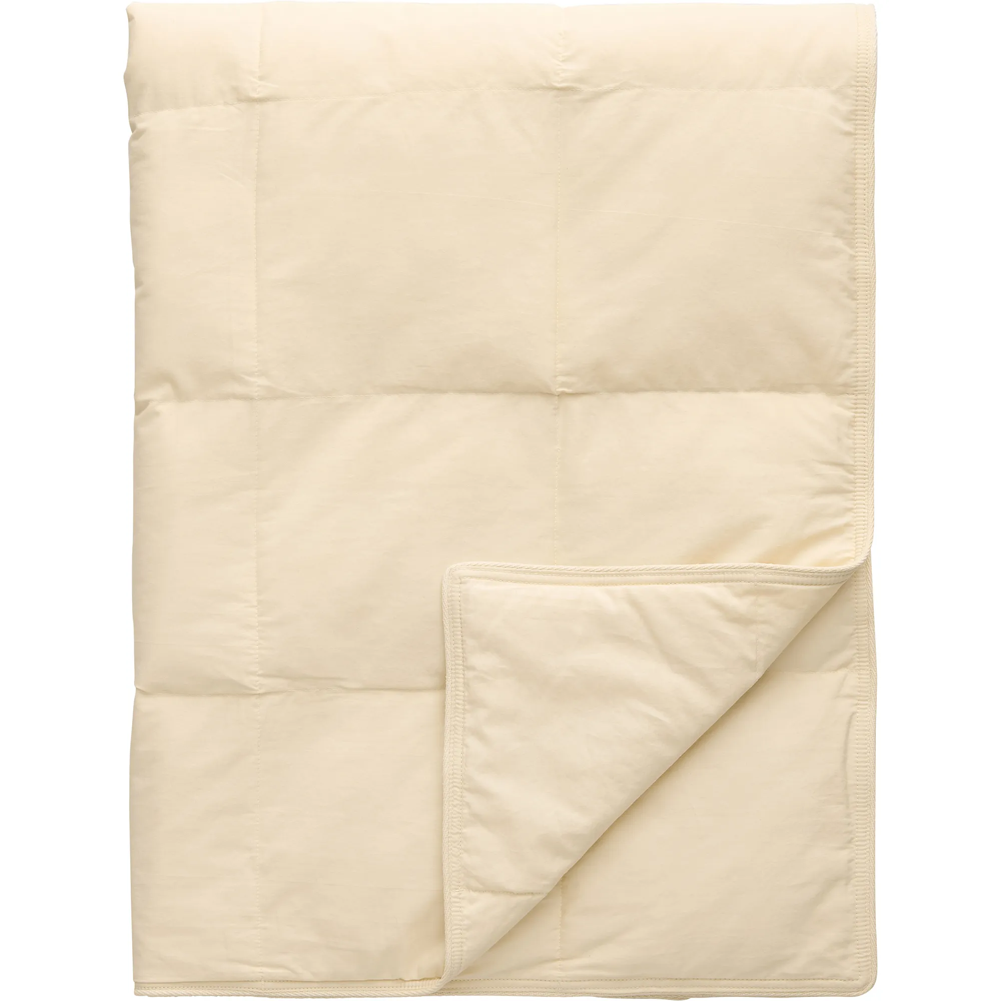 Decotique Luna quiltet plaid 200 x 140 cm, creme, Plaider hos HomeNordic