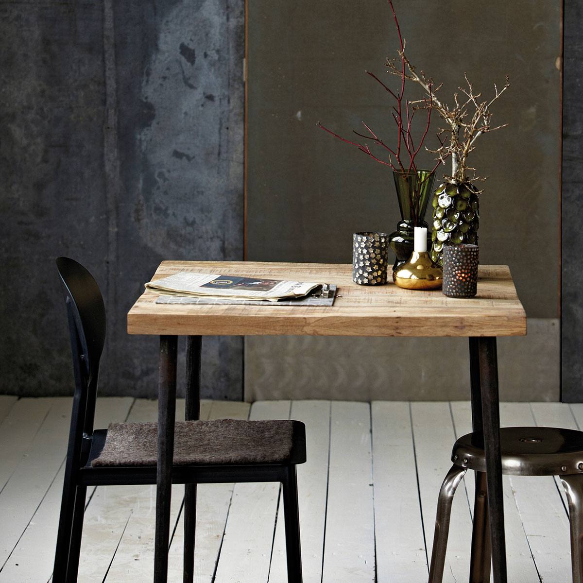 HOUSE DOCTOR BORD SLATED JERN, produktbillede 2 af 2, Spiseborde hos HomeNordic