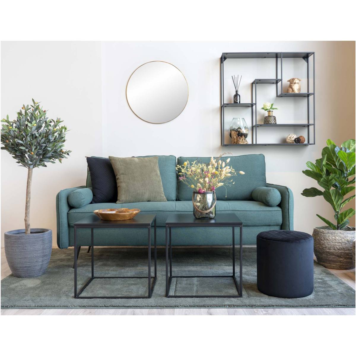 Zeta - Hjørnebord med sort plade, produktbillede 8 af 11, Moderne designs hos HomeNordic