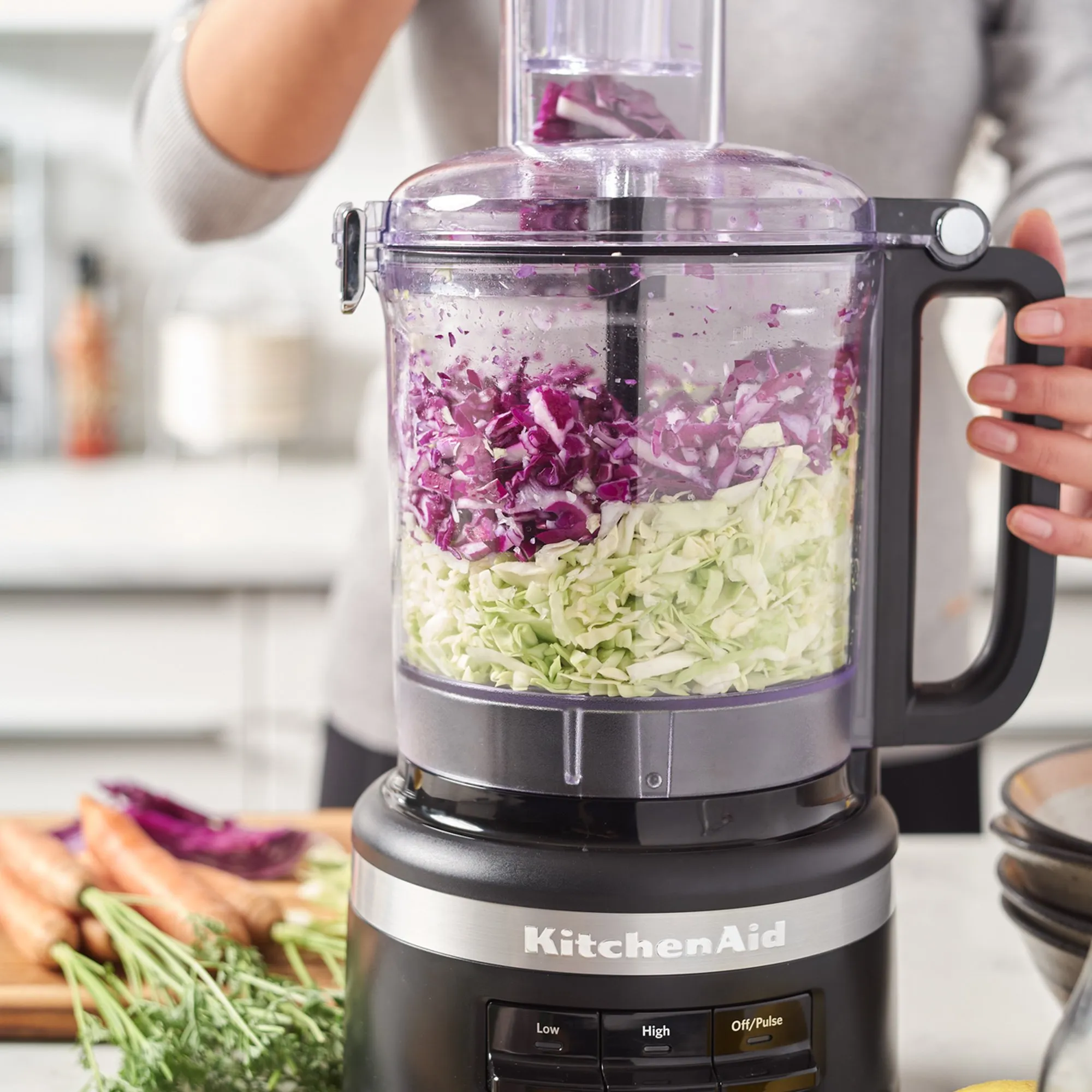 5KFP0921 Foodprocessor, 2,1 liter, matte black, produktbillede 11 af 14, Foodprocessorer hos HomeNordic