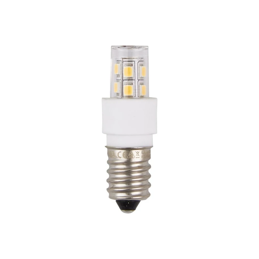 E14 1,7W LED rørpære, 10-30V, Lysstofrør hos HomeNordic