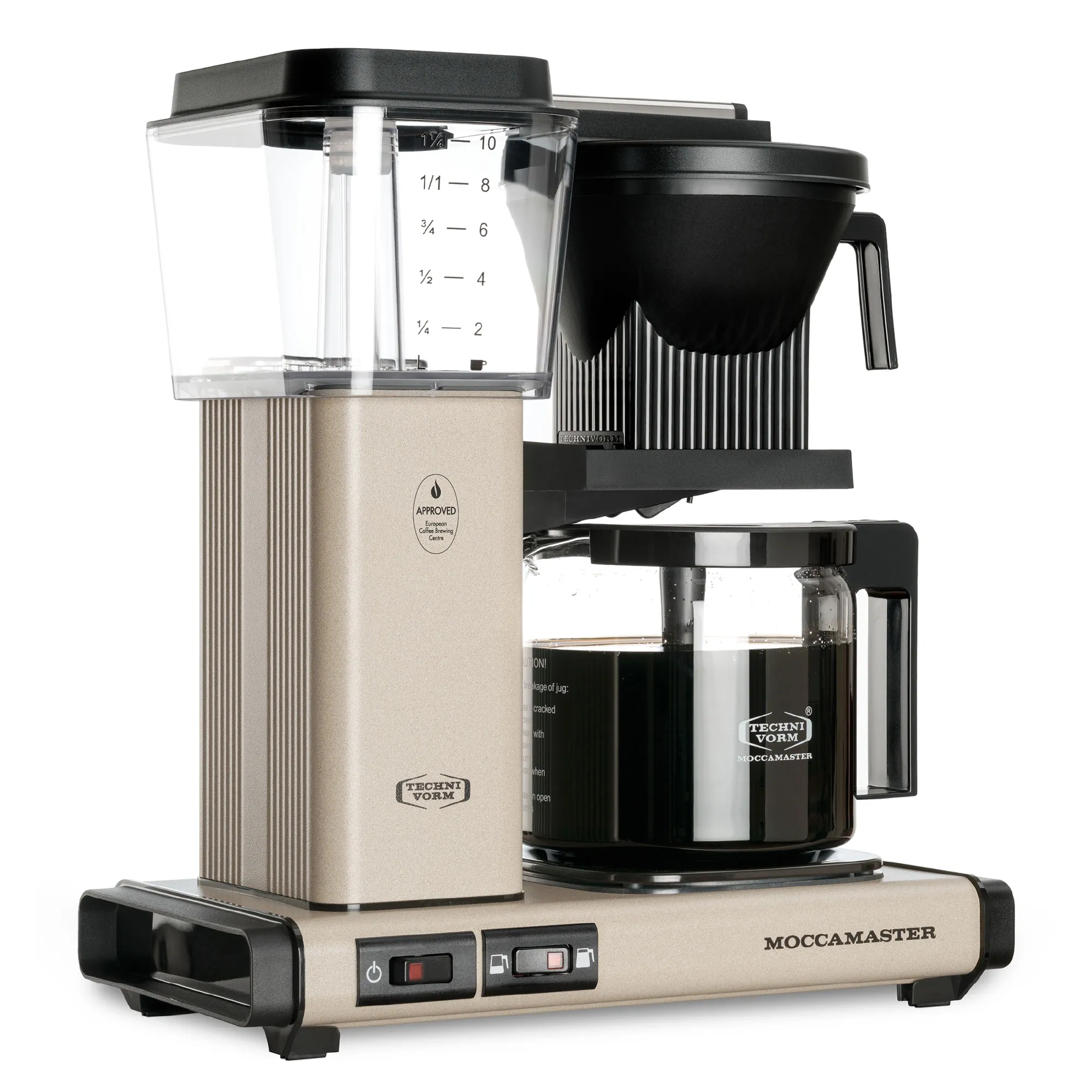 Moccamaster Optio Kaffebrygger Sand Stone, produktbillede 2 af 4, Kaffemaskiner hos HomeNordic
