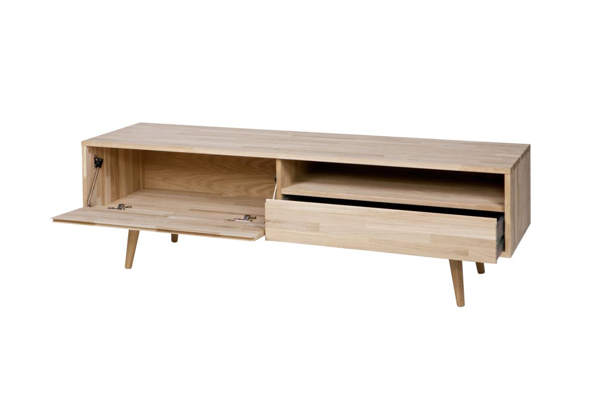 WOOOD Tygo TV-bord, m. 1 rum, 1 skuffe og 1 låge, produktbillede 3 af 8, TV-borde hos HomeNordic