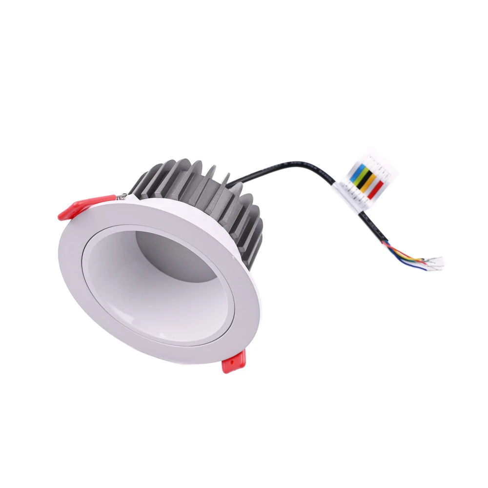 13W Ø11,4cm indbygningsspot RGB+CCT RA93, Spots hos HomeNordic