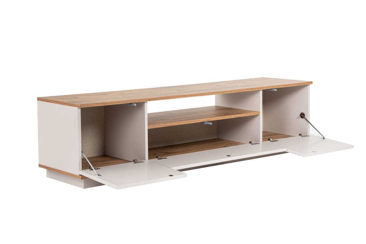 NORDVÄRK Veramont TV-bord, m. 3 låger, 1 hylde, produktbillede 4 af 8, TV-borde hos HomeNordic
