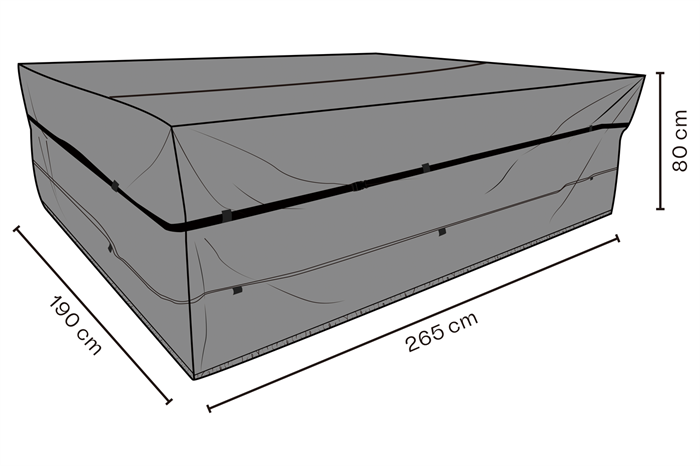 Cover havebord 265 x 190cm, Haveborde hos HomeNordic