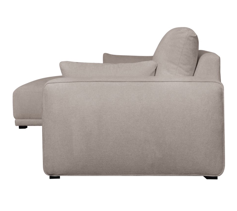Santa Monica sofa med chaiselong til venstre i sandfarvet møbelstof, produktbillede 6 af 13, Sofaer hos HomeNordic