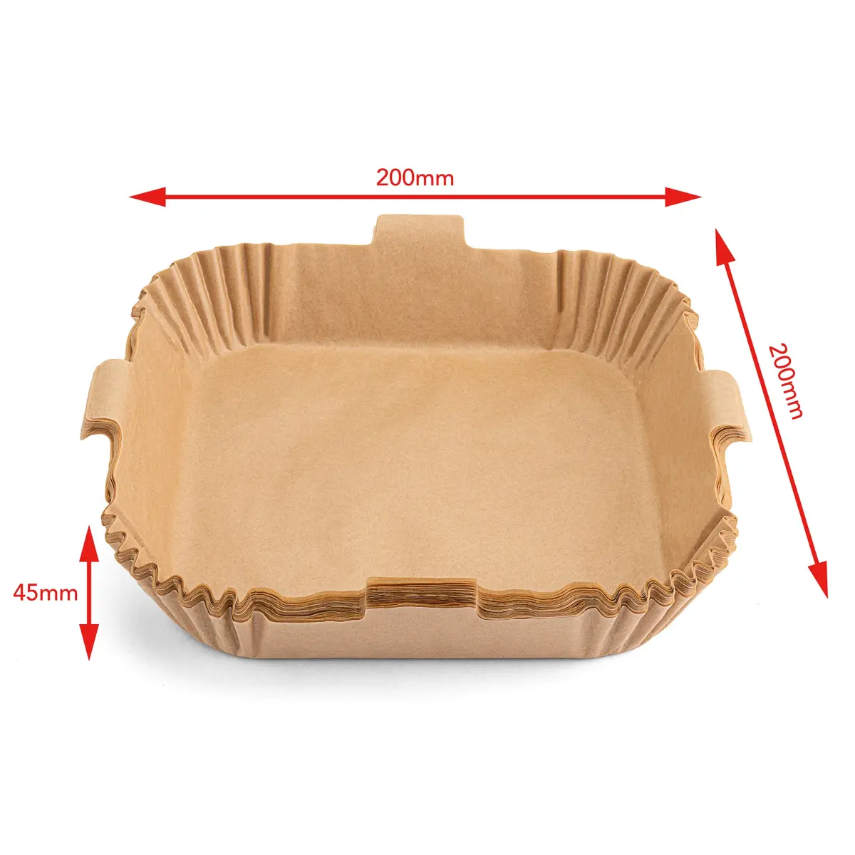Wilfa AFP-20 airfryer-bagepapir 20 × 4,5 cm, 50 stk., produktbillede 3 af 3, Airfryers hos HomeNordic