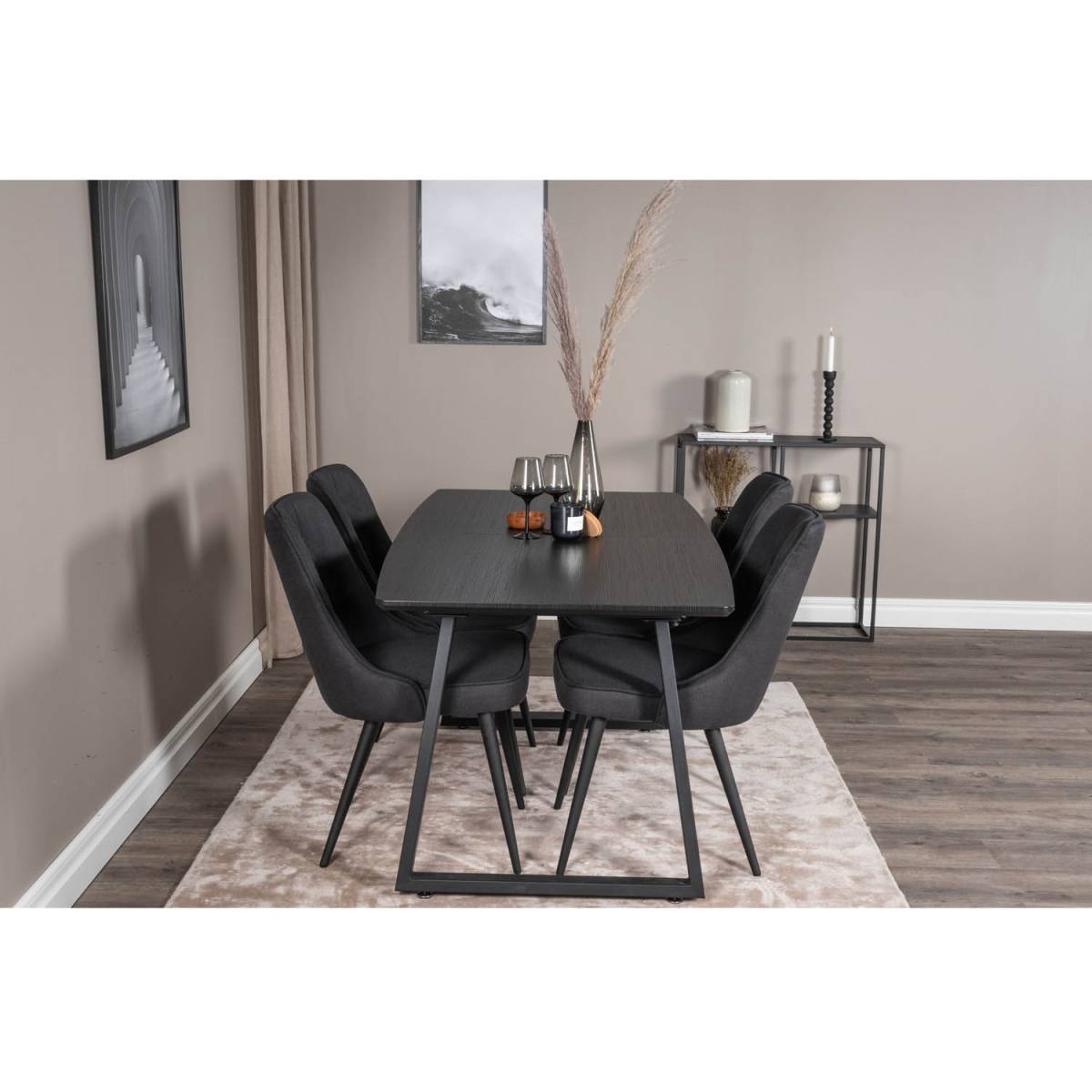 VENTURE DESIGN Inca spisebord, m. butterflybordplade, produktbillede 8 af 8, Spiseborde hos HomeNordic