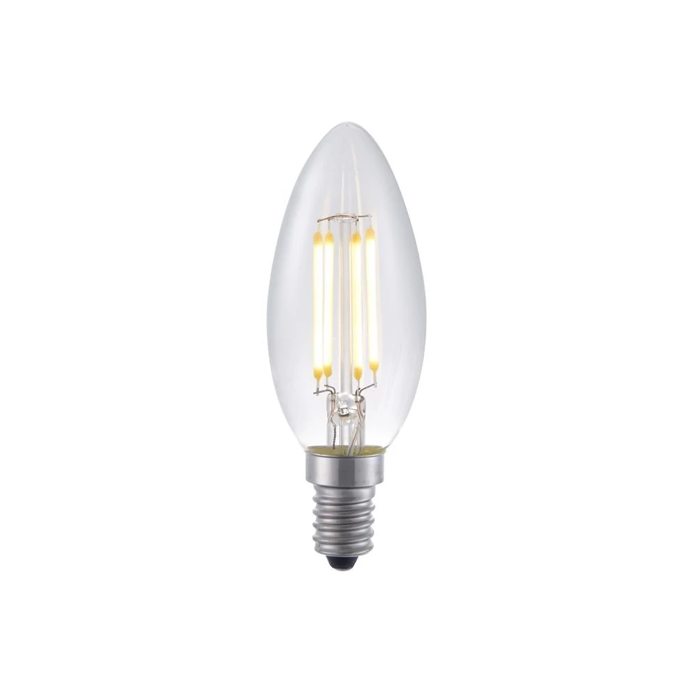E14 4W dæmpbar LED kertepære, Glas hos HomeNordic