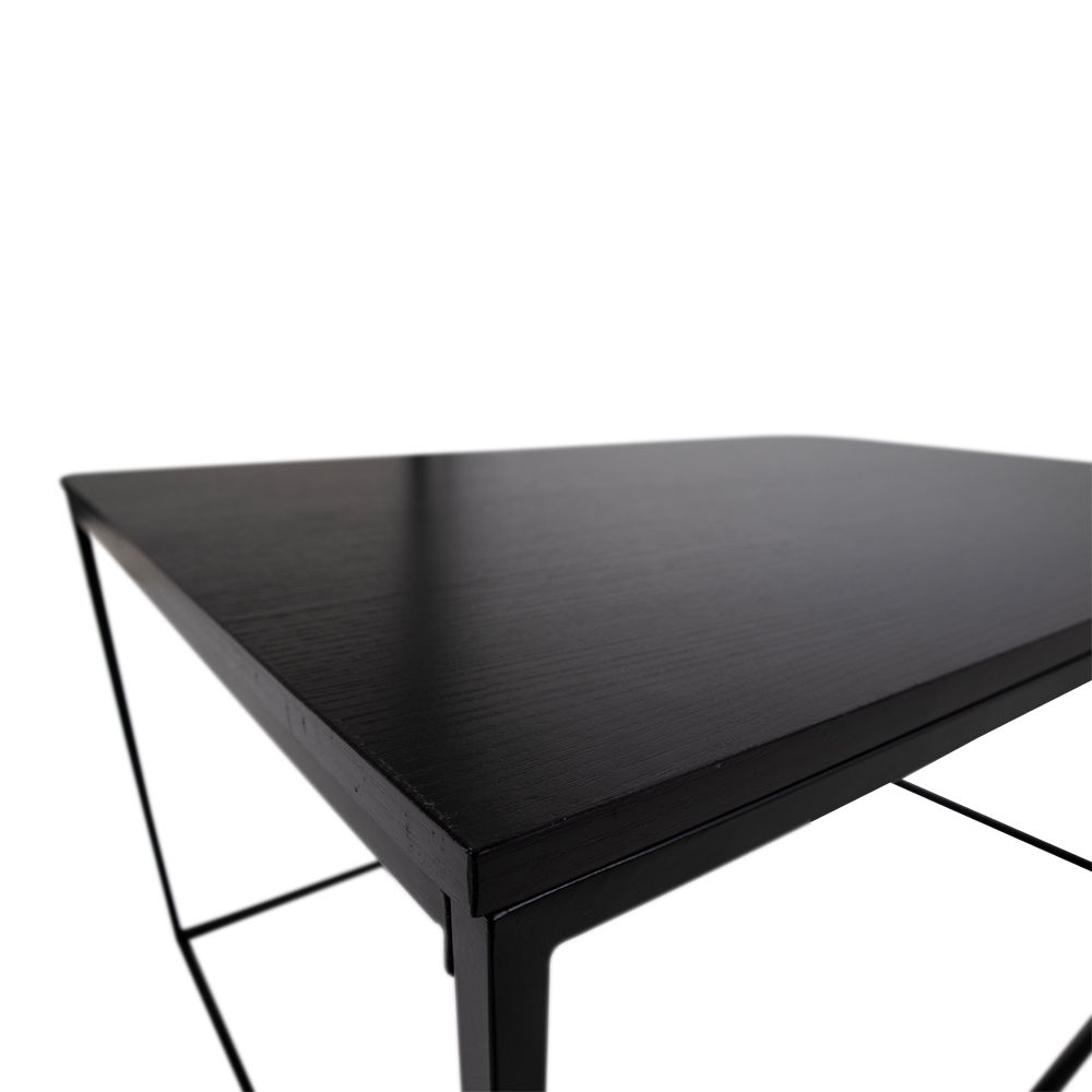 Zeta - Sofabord i sort metal og sort plade, produktbillede 6 af 10, Moderne designs hos HomeNordic