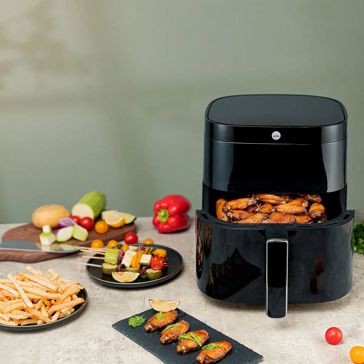 Daily AF-60B airfryer 6 liter, produktbillede 7 af 12, Airfryers hos HomeNordic