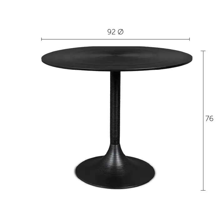 BOLD MONKEY Hypnotising Round spisebord, rund, Spiseborde hos HomeNordic