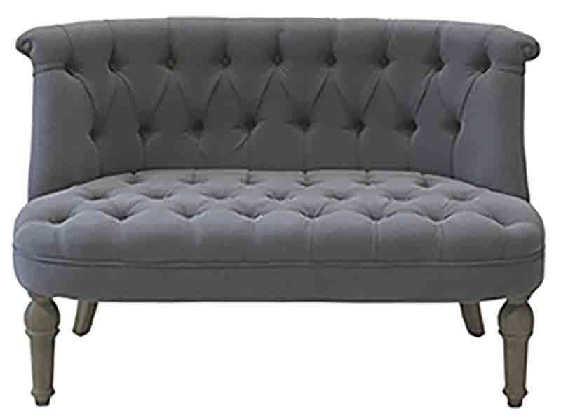 CHIC ANTIQUE FRANSK SOFA M./GRÅ/HØRSTOF, Sofaer hos HomeNordic