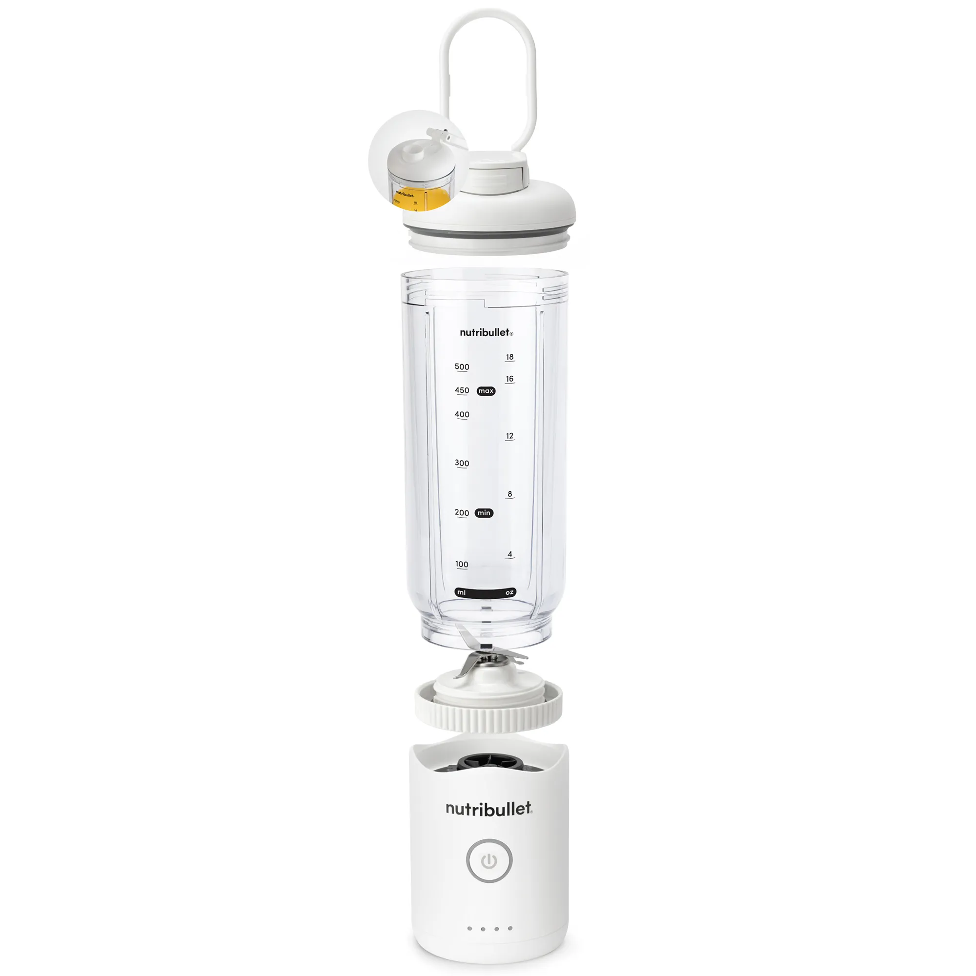 Flex bærbar blender 590 ml, hvid, produktbillede 2 af 8, Blendere hos HomeNordic