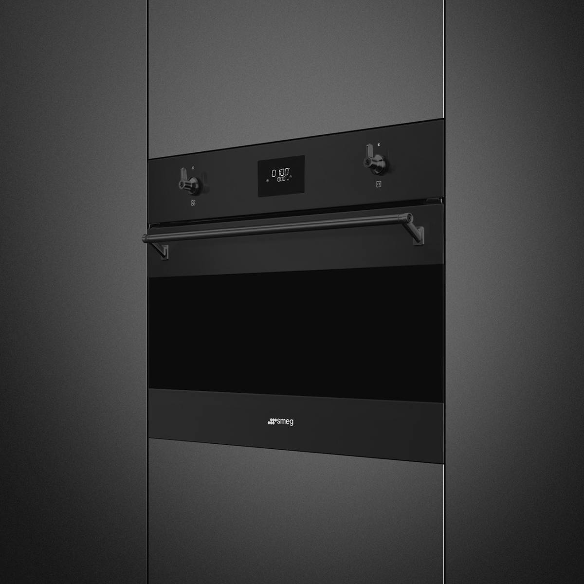 SMEG Indbygningsmikroovn SO4301M0N, produktbillede 2 af 8, Ovne hos HomeNordic