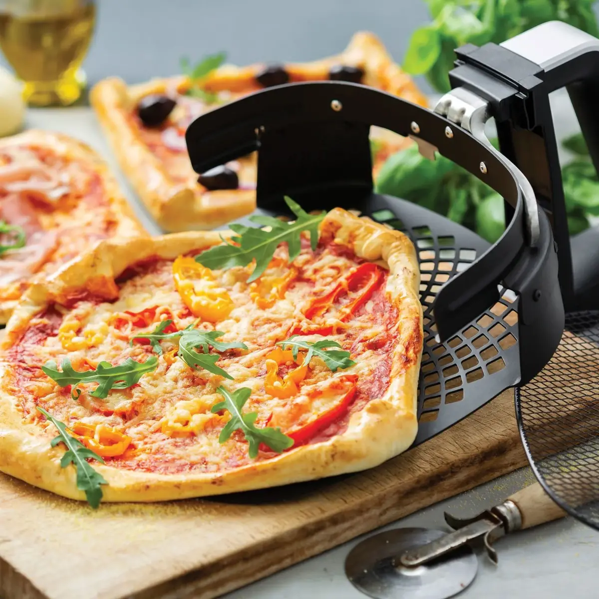 HD9952/00 Airfryer Accessory XXL pizza-sæt, produktbillede 8 af 10, Airfryers hos HomeNordic