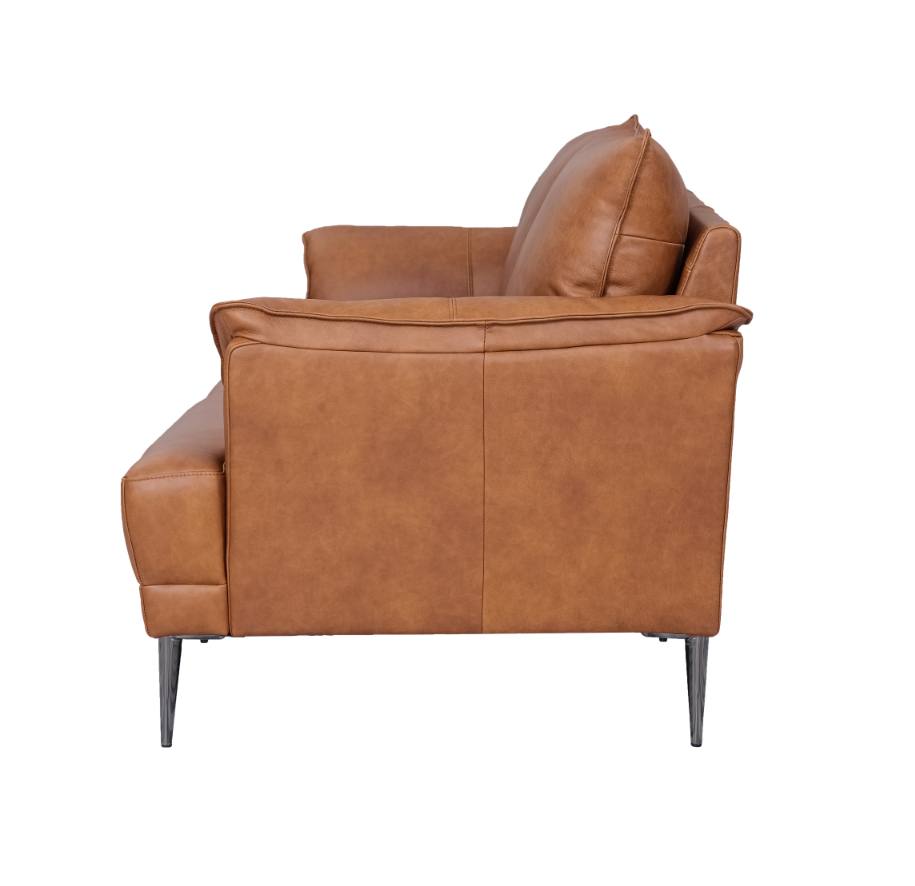 Jazz sofa i brun okselæder, produktbillede 3 af 9, Sofaer hos HomeNordic
