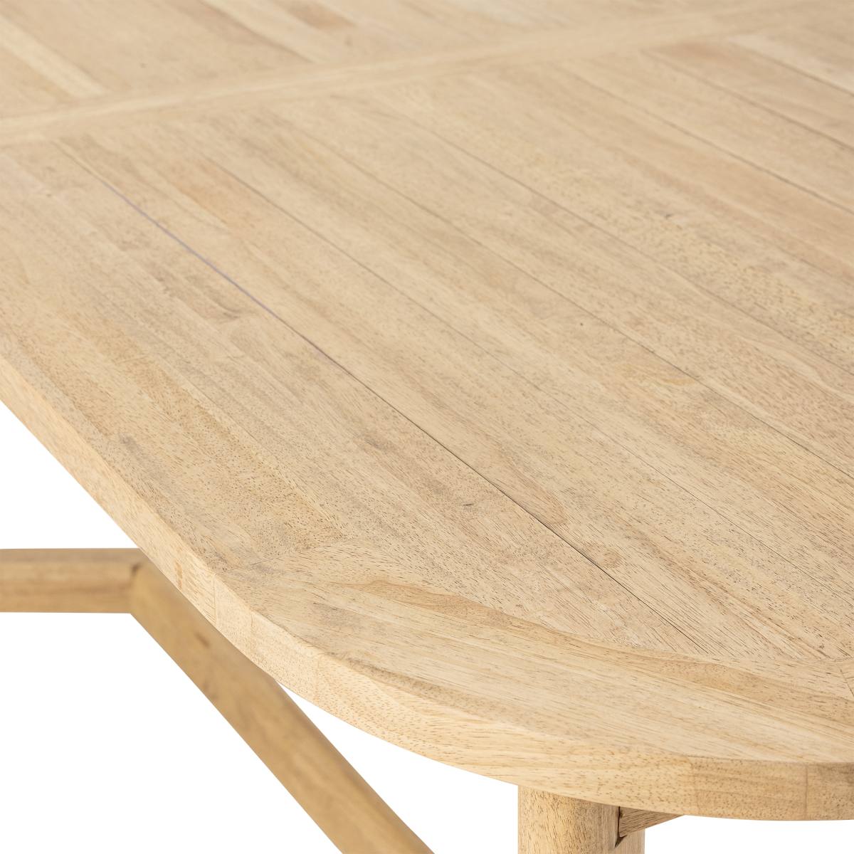BLOOMINGVILLE SERRONE SPISEBORD NATUR GUMMITRÆ, produktbillede 4 af 5, Spiseborde hos HomeNordic