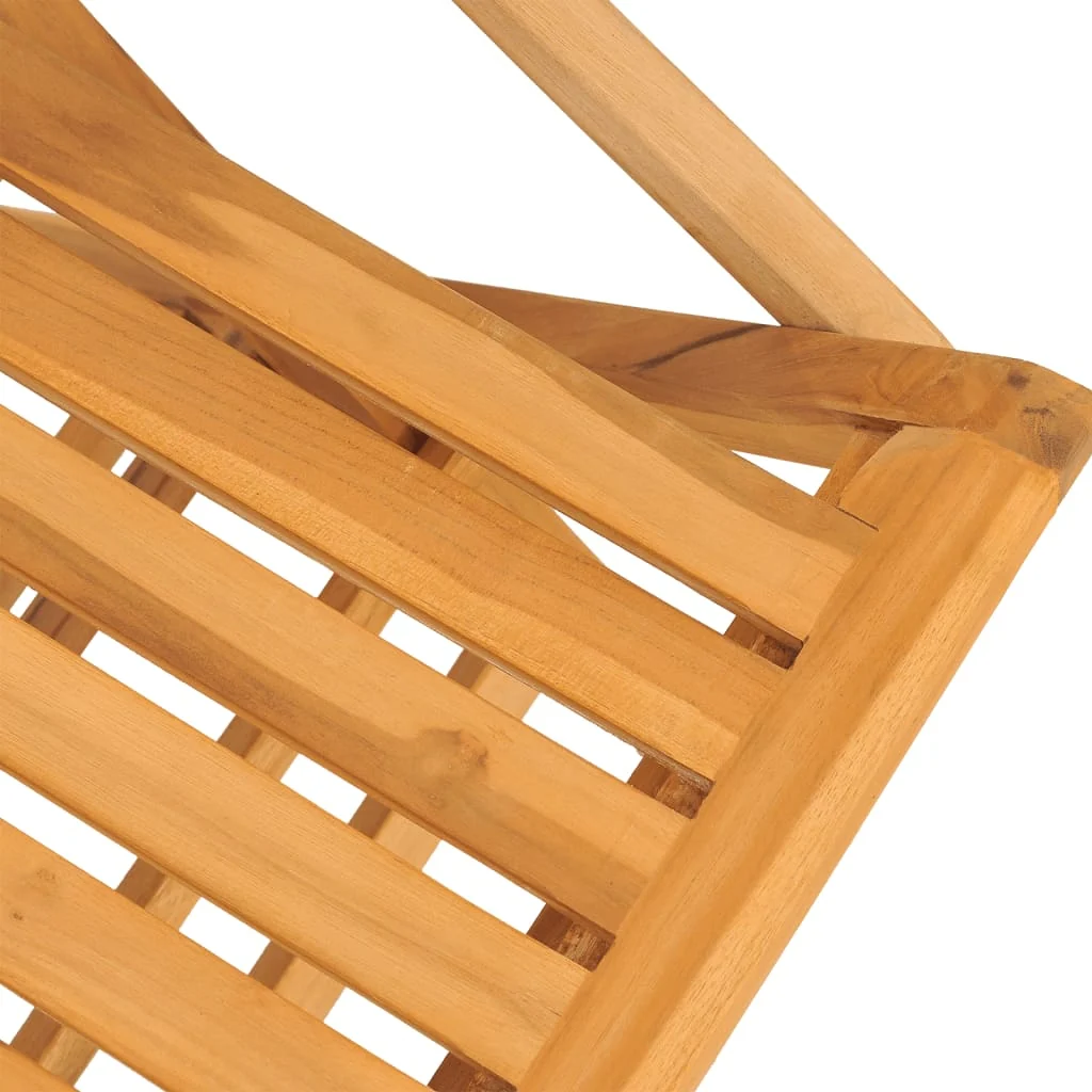 Havestole 61x67x90 Cm Foldbare Massivt Teaktræ, produktbillede 7 af 15, Havestole i teaktræ hos HomeNordic