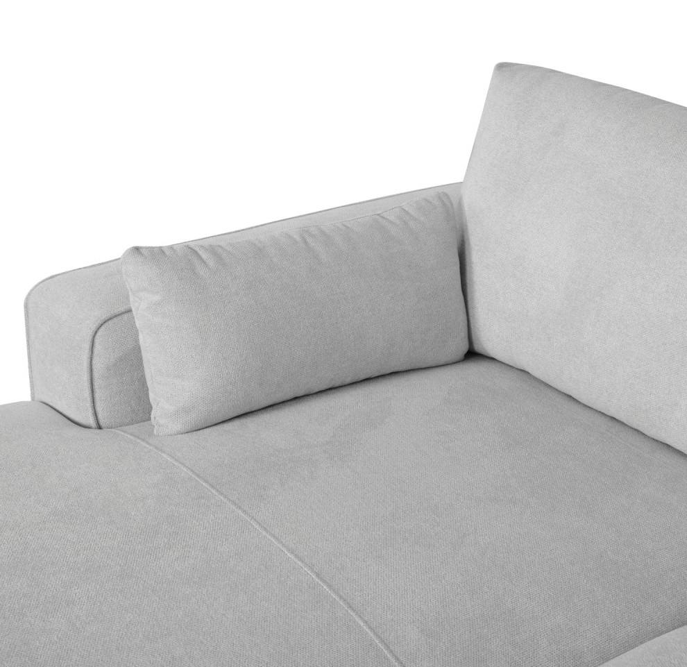 Santa Monica sofa med chaiselong til venstre i gråt møbelstof, produktbillede 9 af 12, Sofaer hos HomeNordic