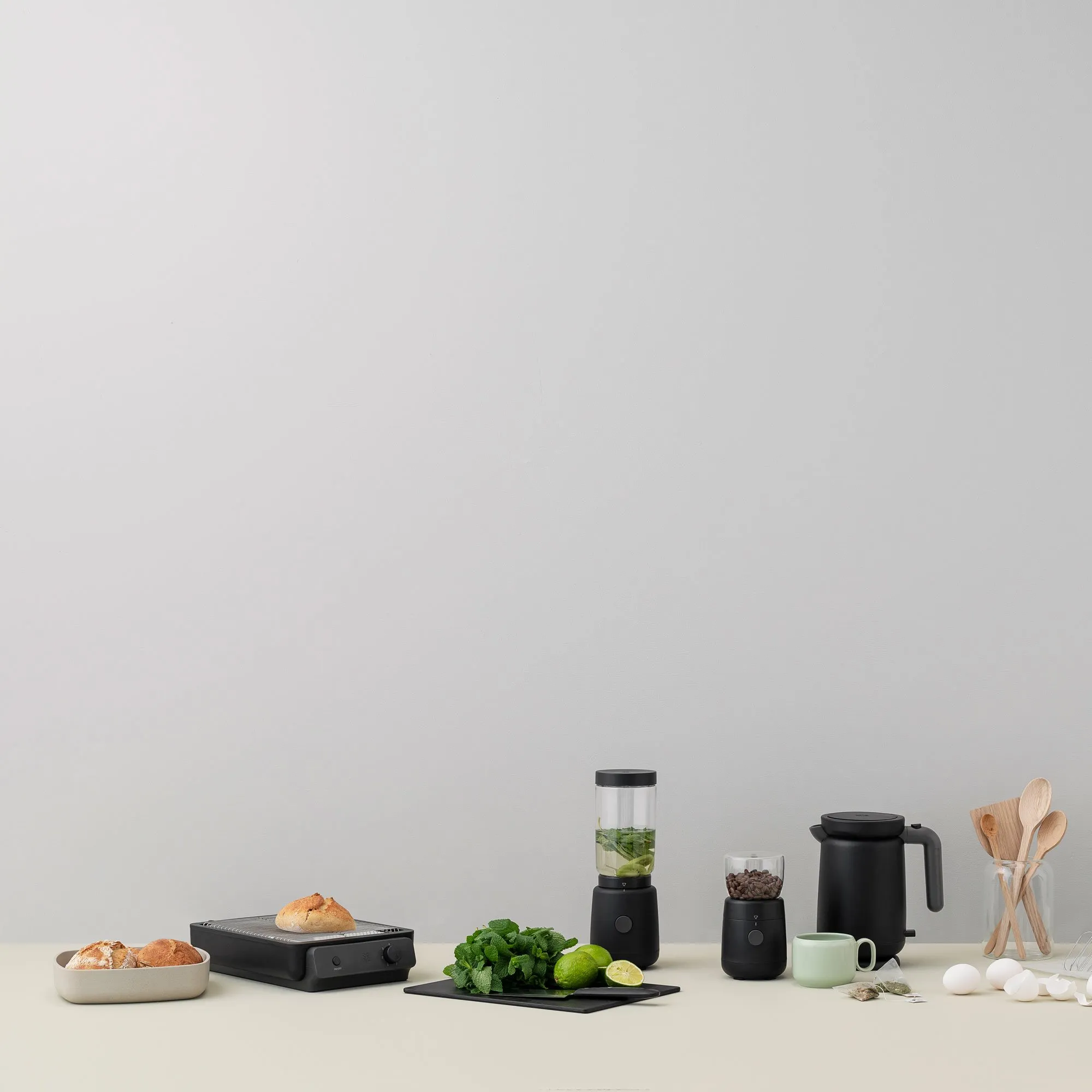 FOODIE Elkedel 1 L, sort, produktbillede 3 af 4, Elkedler hos HomeNordic