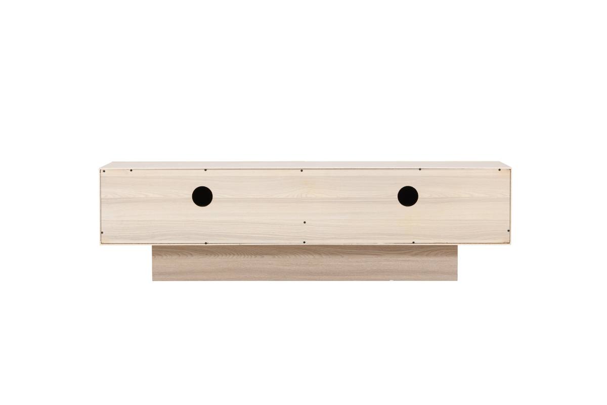 VENTURE DESIGN Cuenca TV-bænk, m. 2 låger og hylde, produktbillede 10 af 17, TV-borde hos HomeNordic